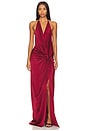 view 1 of 3 VESTIDO JAZMIN in Burgundy