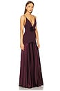 view 2 of 3 Sana Dress in Burgundy