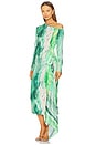 view 3 of 4 Tahia Dress in Green Marble