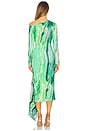 view 4 of 4 Tahia Dress in Green Marble