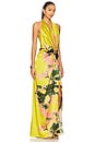 view 2 of 3 Jazmin Dress in Bright Gold Floral
