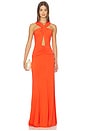 view 1 of 3 Naga Dress in Tangerine