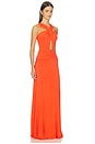 view 2 of 3 Naga Dress in Tangerine