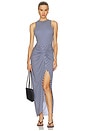 view 1 of 4 VESTIDO LENI in Blue Stripes