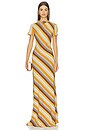 view 1 of 4 VESTIDO ALLIE in Multi Color Stripes