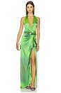 view 1 of 4 VESTIDO GYPSY  in Green Stripes