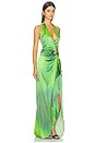 view 2 of 4 VESTIDO GYPSY  in Green Stripes