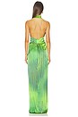 view 3 of 4 VESTIDO GYPSY  in Green Stripes