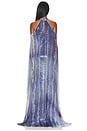 view 4 of 4 ROBE SERENELA  in Navy Moire