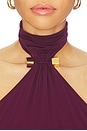 view 5 of 4 VESTIDO FEIST in Mulberry
