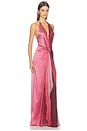 view 2 of 4 Corsario Dress in Burgundy Gradient