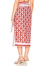 view 3 of 4 Giulia Skirt Pareo in Geometric Rouge