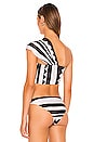 view 3 of 4 Sarni Bikini Top in Black & White