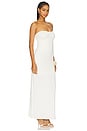 view 2 of 3 Ella Strapless Dress in Gardenia
