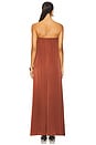 view 3 of 3 Arden B Strapless Maxi Dress in Mahogany