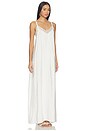 view 2 of 3 Sigrid Relaxed V-neck Dress With Lace in White