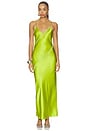 view 1 of 3 Cece Lace Inset Cami Dress in Chartreuse