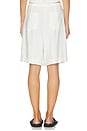 view 4 of 6 Gemma Cinched Longer Short in White
