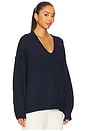 view 2 of 4 Cora Scoop Neck Sweater in Midnight Navy