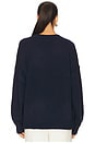 view 3 of 4 Cora Scoop Neck Sweater in Midnight Navy