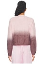 view 3 of 4 Jolie Cropped Ombre Crewneck Sweater in Soft Pink Multi