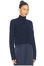 view 2 of 4 Sable Turtleneck Sweater in Midnight Navy