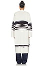 view 4 of 3 Cedar Fairisle Duster in Gardenia Fairisle