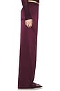 view 3 of 6 Lexi Lower Rise Relaxed Pant in Bordeaux