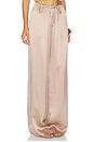 view 2 of 6 Silk Gemma Pull On Straight Leg Pant in Dune