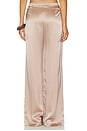 view 4 of 6 Silk Gemma Pull On Straight Leg Pant in Dune