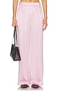 view 1 of 6 Brynn High Rise Pull On Wide Leg Pant in Soft Pink
