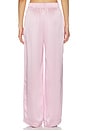 view 4 of 6 Brynn High Rise Pull On Wide Leg Pant in Soft Pink