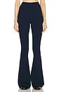 view 1 of 4 Bailey High Rise Pintuck Flare Pant in Midnight Navy