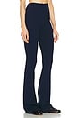 view 2 of 4 Bailey High Rise Pintuck Flare Pant in Midnight Navy