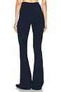 view 3 of 4 Bailey High Rise Pintuck Flare Pant in Midnight Navy