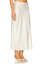 view 2 of 6 Miranda Bias Cut Skirt in Gardenia