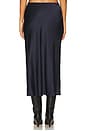 view 4 of 6 Miranda B Scallop Pull On Skirt in Midnight Navy