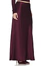 view 2 of 6 Grace Bias Cut Maxi Pull On Skirt in Bordeaux