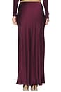view 4 of 6 Grace Bias Cut Maxi Pull On Skirt in Bordeaux