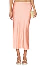 view 1 of 6 Miranda Bias Cut Pull On Skirt in Sherbert
