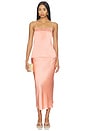 view 5 of 6 Miranda Bias Cut Pull On Skirt in Sherbert