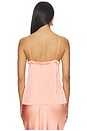view 3 of 4 Haya Lace Trim Square Neck Cami in Sherbert