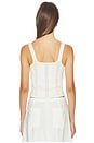 view 3 of 5 Thea Scoop Neck Tank in Gardenia