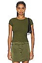 view 1 of 4 Yael Baby Tee in Olive
