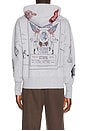 view 5 of 8 Varsity Hoodie in Heather Grey