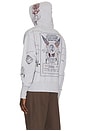 view 6 of 8 Varsity Hoodie in Heather Grey