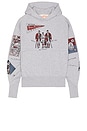 view 8 of 8 Varsity Hoodie in Heather Grey