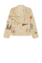 view 1 of 4 Yearbook Reunion Jacket in Khaki