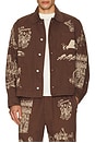 view 1 of 5 Restaurant Jacket in Brown