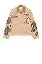 view 7 of 7 Elder Work Jacket in Pale Khaki